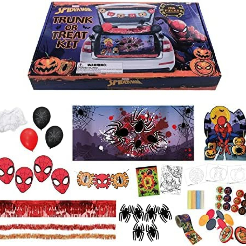 Spiderman Trunk or Treat Kit for Halloween